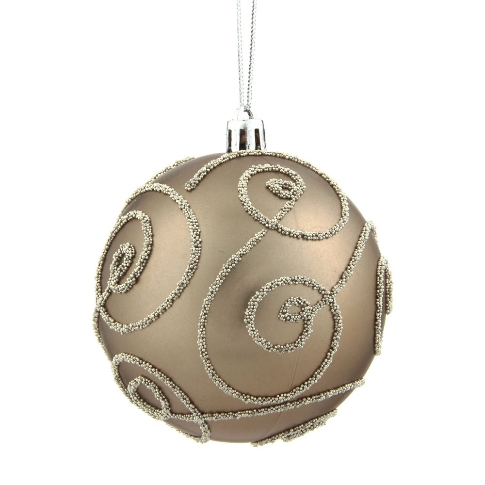 GAEM Набор из 12шт Украшение новогоднее Шар "Волшебный завиток", D8 см, L35 W28 H21 см