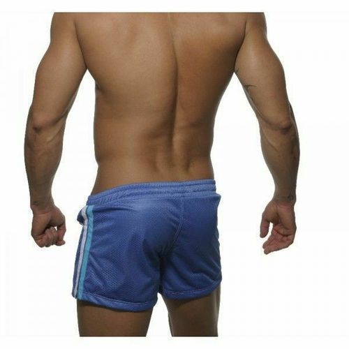 Мужские шорты голубые в сетку Addicted Sport Shorts Blue