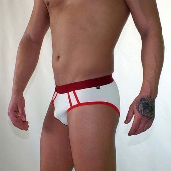 Мужские трусы брифы белые Van Baam