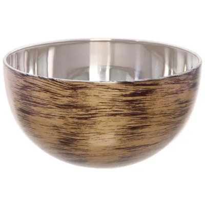 Салатник из нержавеющей стали 0,4л 12*6см цвет Антик