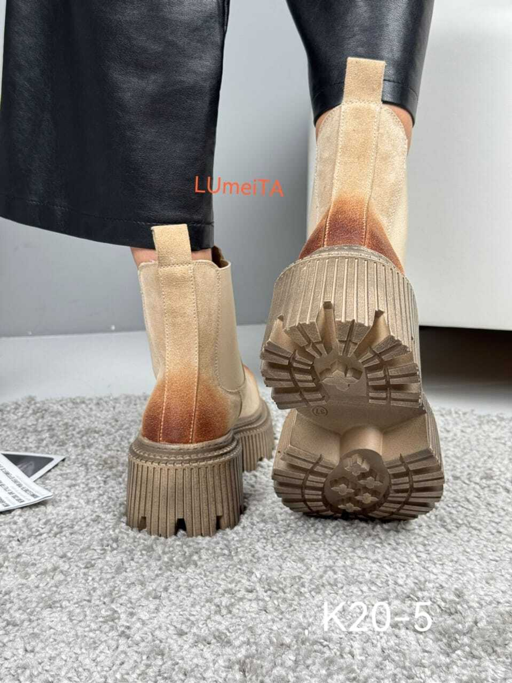 Ботинки нат. кожа по 6 пар (36-40)р./ 20-5