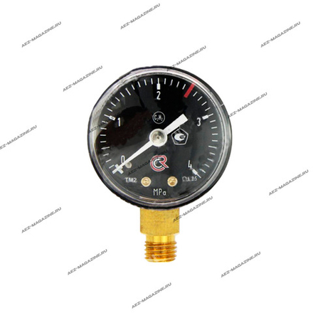 Манометр ацетиленовый 4 Мпа, 40 кг/см2