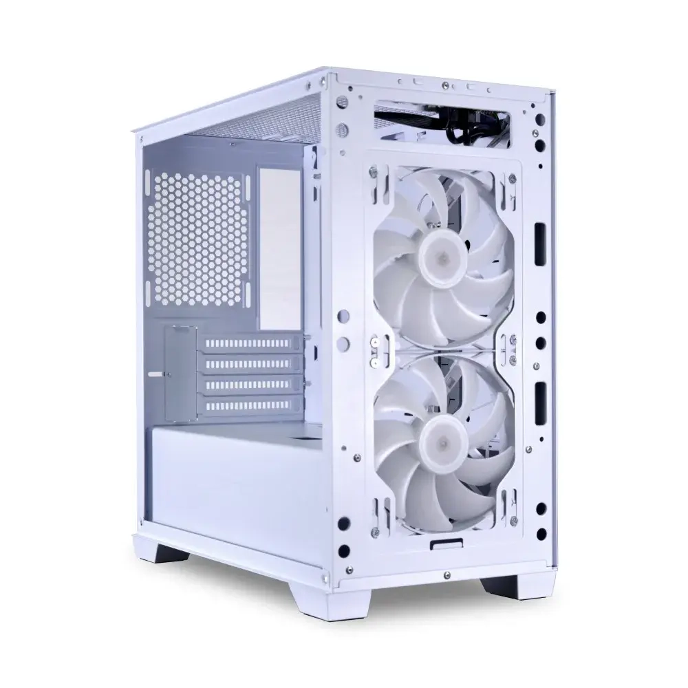 Корпус Lian Li Lancool 205M Mesh m-ATX/mITX Micro 2x40mm ARGB PWM fan G99.OE744MS.10 Snow