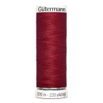Нитки универсальные Gutermann Sew-all 100 (200 метров), 5 кат. | 367 т.красный