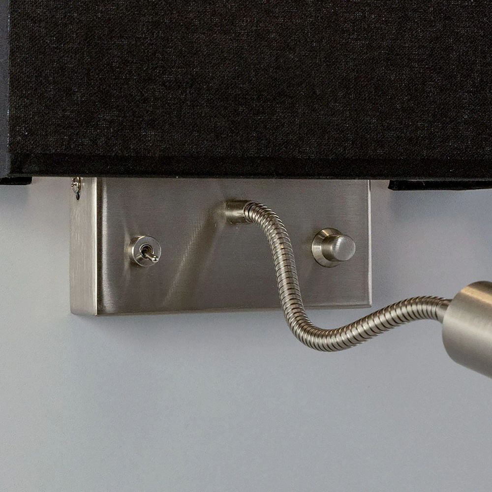 Citiluх Декарт CL704301 Бра с чёрным абажуром и диммером