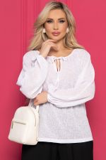 Блуза "Шарм" (белая) Б8569 LT Collection