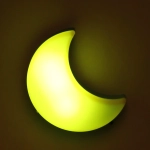 Ночник-светильник «Месяц» 8,5*4см 4LED 2W 220V, Желтый