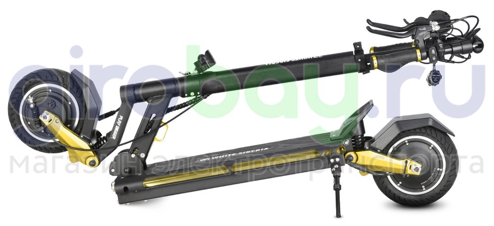 Электросамокат WHITE SIBERIA SPUTNIK 2000W Siberian Gold (Золотой) фото 11 фото №13