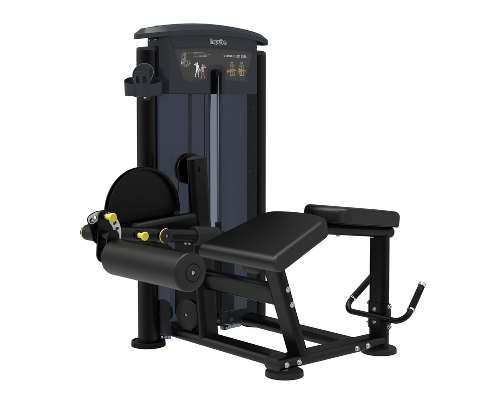 Impulse IT9521 сгибание ног лежа, профессиональный тренажер