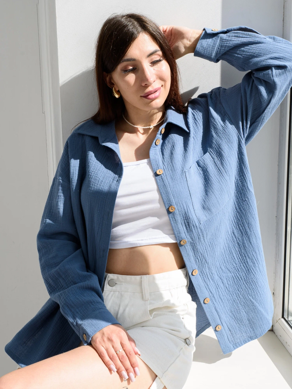 Рубашка женская "Муслин"