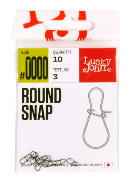 Застежки LJ Pro Series ROUND SNAP №0000, 3кг, 10шт.