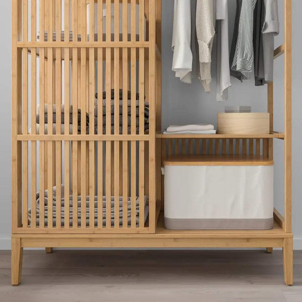 Ящик для одежды - NORDKISA IKEA/НОРДКИСА ИКЕА, 47х120х186 см, свело-коричневый