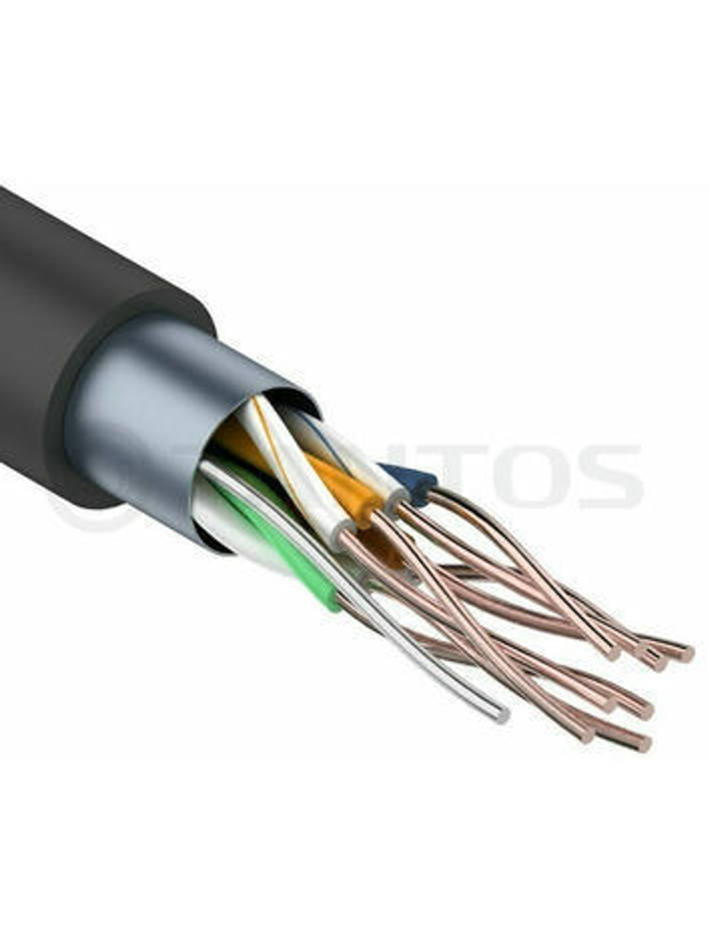 Кабель FTP 4PR 24AWG  Cu  CAT5E LDPE Outdoor 305м Tantos