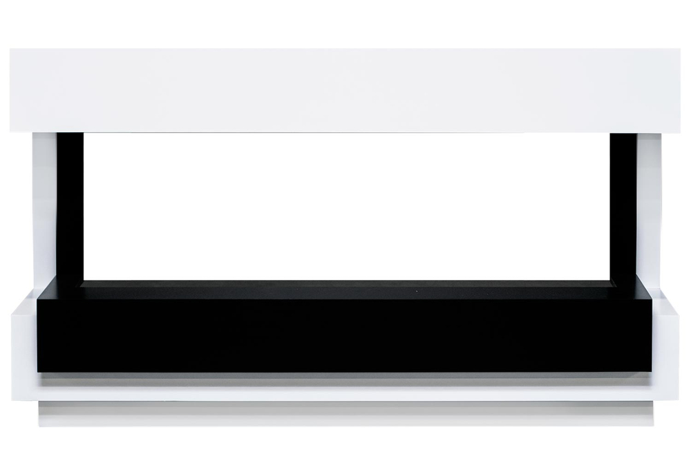 Каминокомплект Cube 50 - Белый с черным с очагом Astra 50 RF