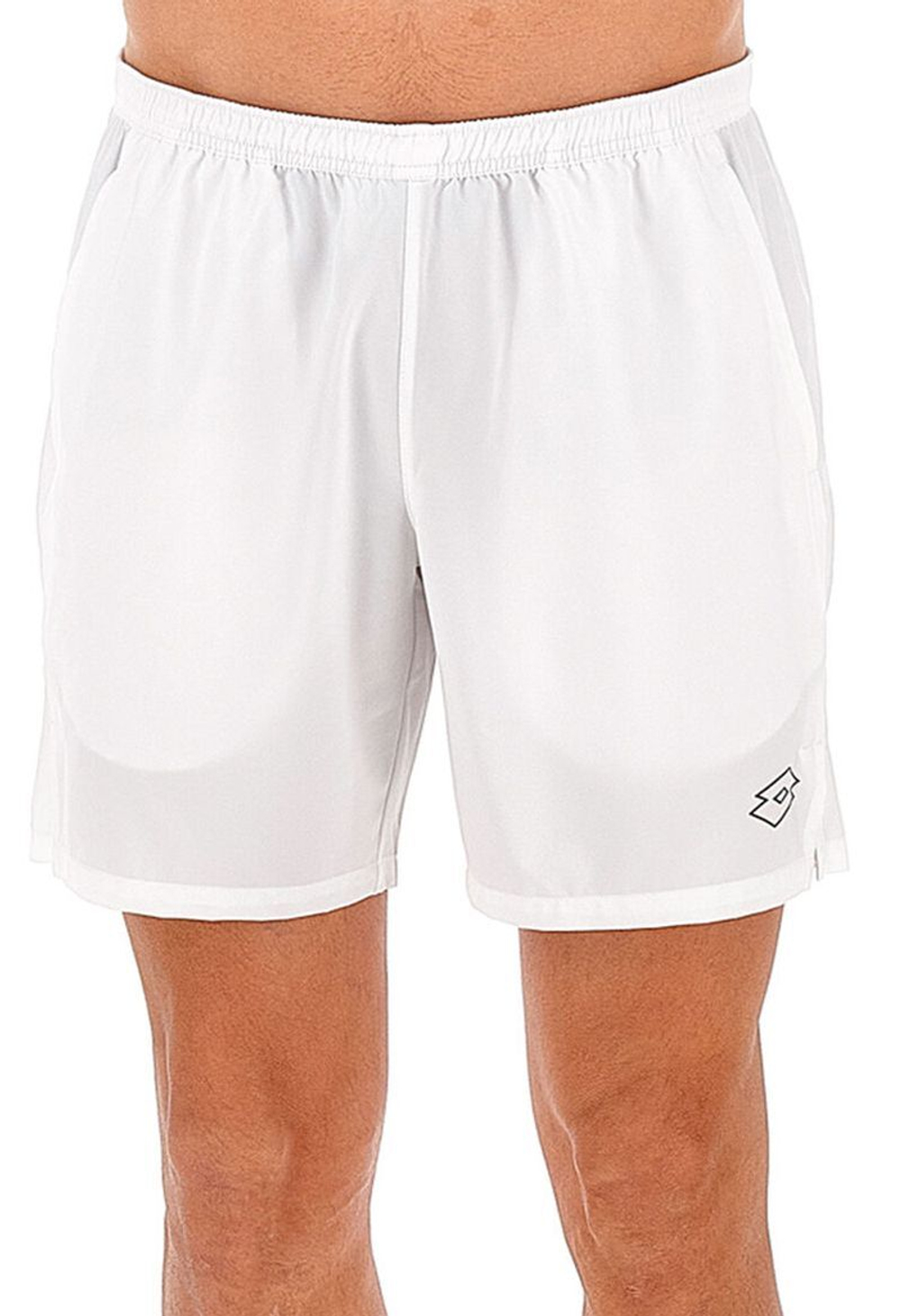 Теннисные шорты Lotto Tech I 7" Short - bright white/all black