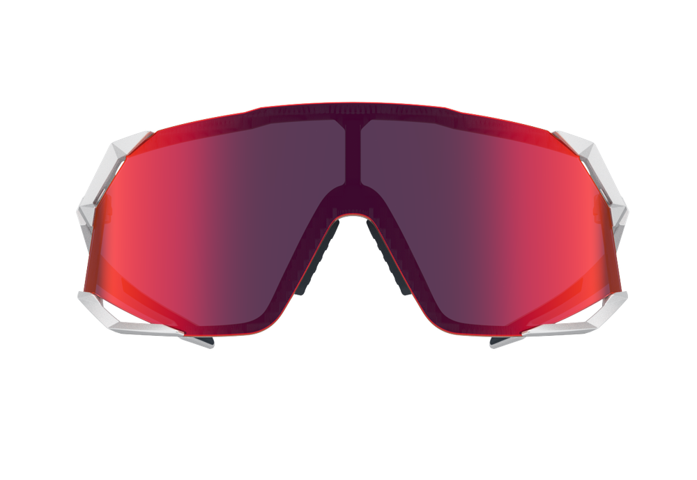 Спортивные очки 720armour Falcon / Matte Silver / Red Lens