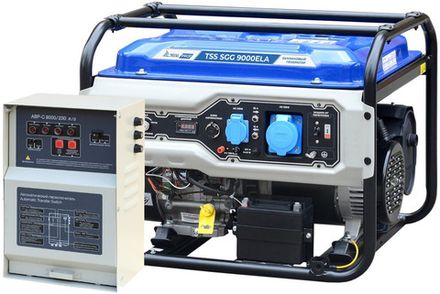Генератор бензиновый TSS SGG 9000ELA - [8 кВт / 36,4 А] двигатель Loncin, с АВР