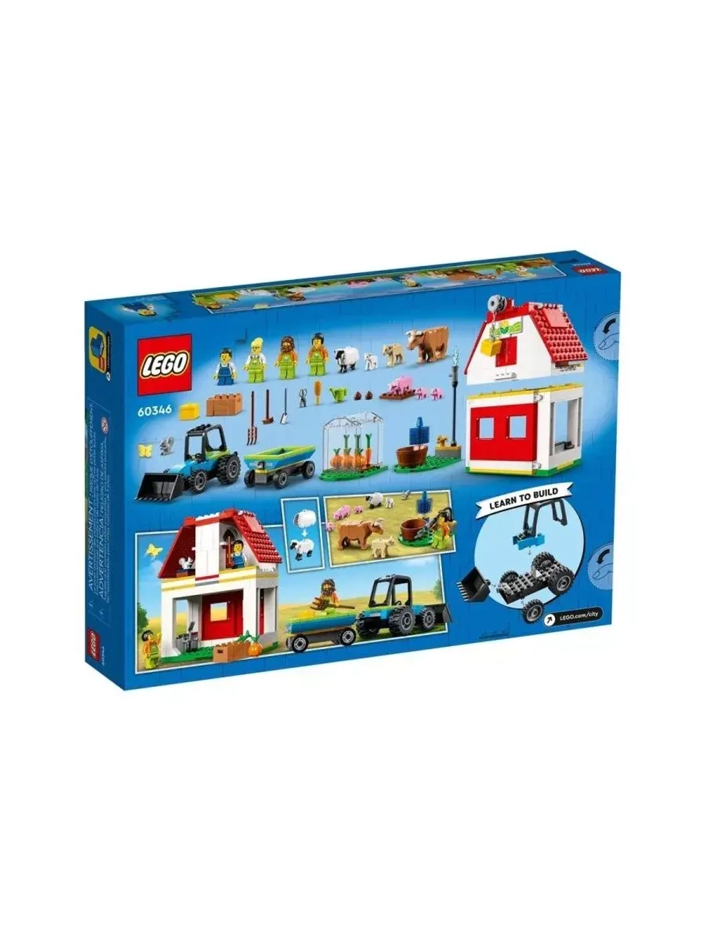 Лего Сити 60346 Ферма и амбар с животными Lego City