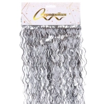 Дождик 50 см «Волны», Серебро