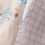 Комплект постельного белья Делюкс Сатин 100% хлопок на резинке LR611