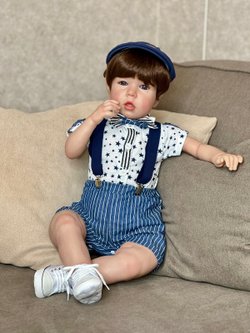 Кукла Реборн мягконабивная 70см в пакете (FA-349)