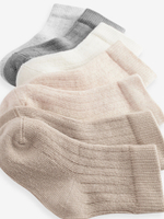 Носки для малышей Next K81-012, 7 шт., Бежевый, Серый