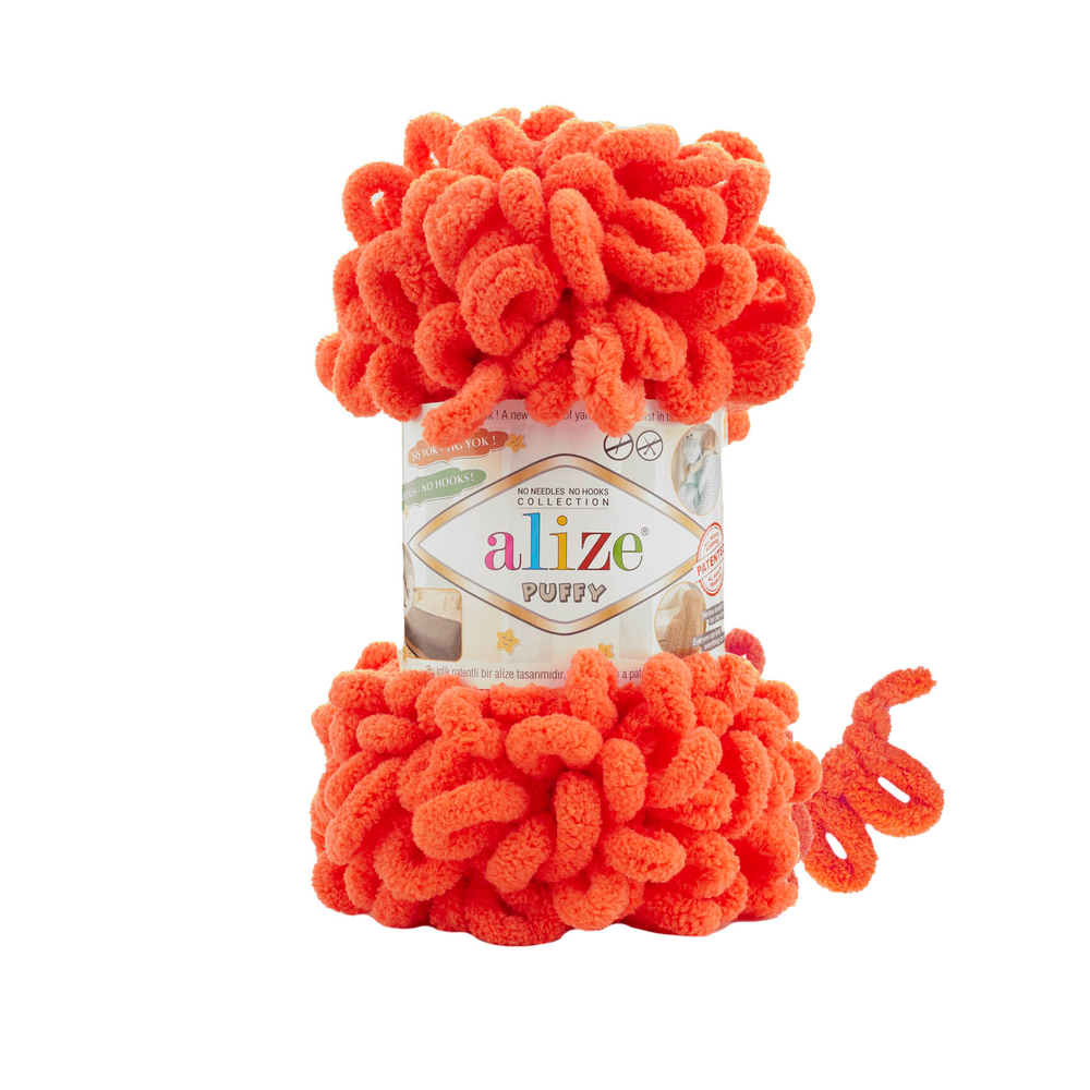 Пряжа Аlize Puffy (Пуффи), 1 моток, 100 гр, 9м.