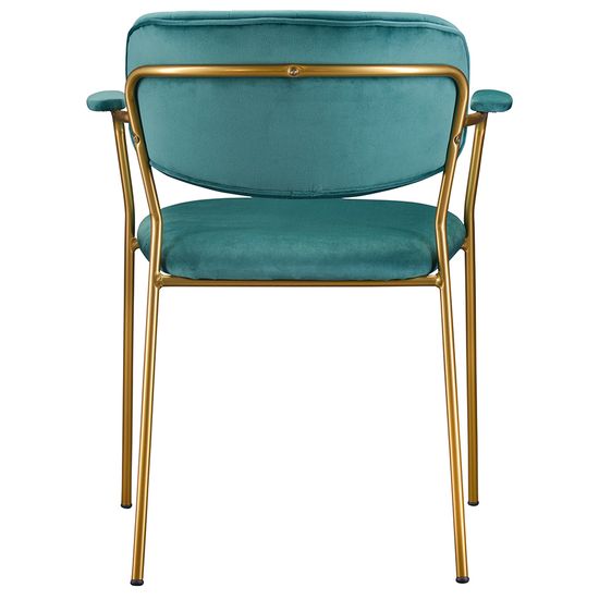 Стул eirill, велюр, темно-зеленый