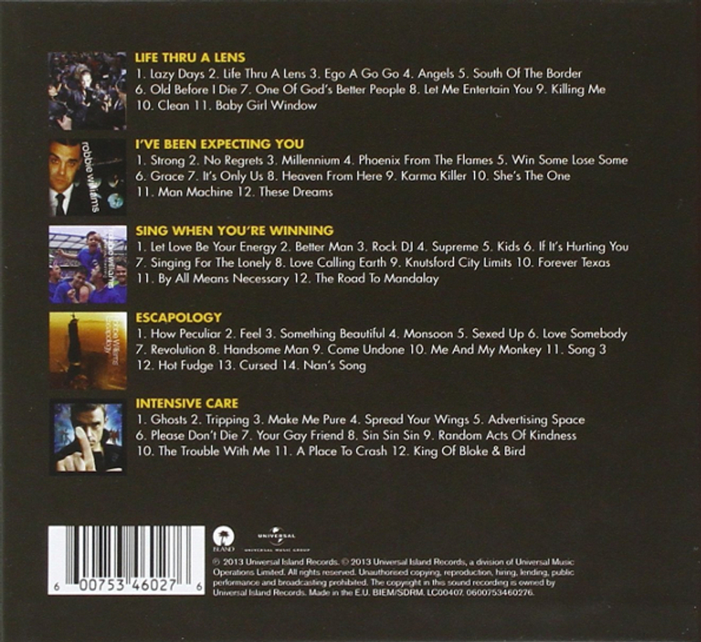 Robbie Williams / Classic Album Selection (5CD)