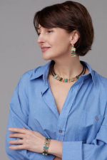 Mosaic Enamel multi Колье арт.1490