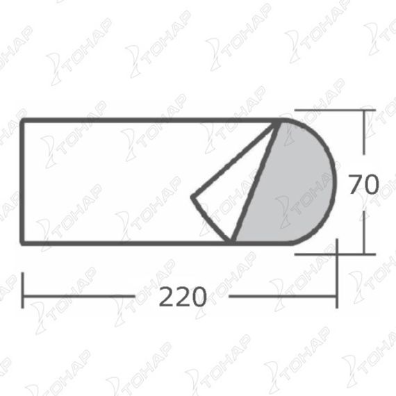 Спальный мешок Helios БАТЫР СОК-3 (220*70) синий (синтепон)