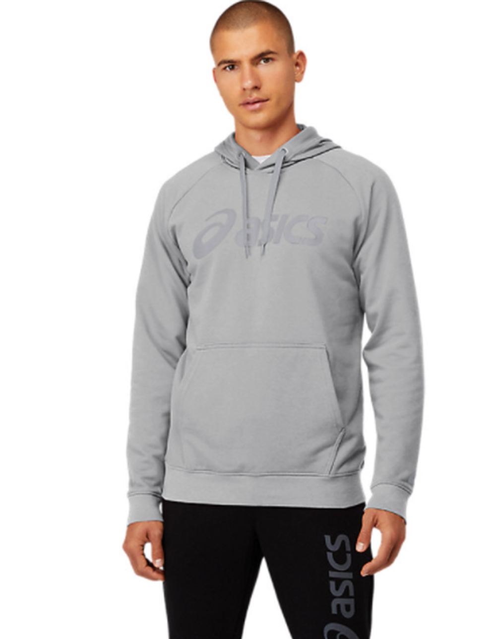 Куртка теннисная Asics Big Asics Oth Hoodie M - glacier grey/piedmont grey