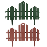 Заборчик декоративный "Чудный сад" 5 секций 34*4,5*19см