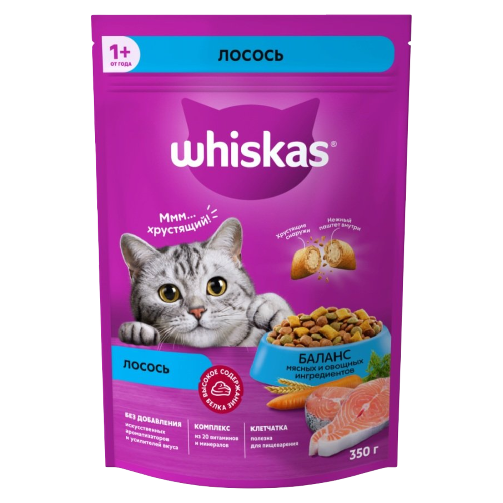 Корм "Вискас" с Лососем 350гр