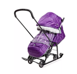 Санки-коляска Ника НД7-5SK/1 черничный