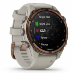 Умные часы Garmin Descent Mk3i титановый, бронзовый безель PVD/серый силиконовый ремешок 43 мм 010-02753-14