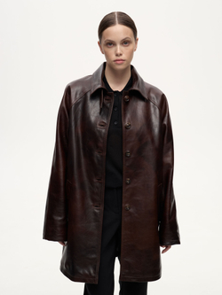 Кожаное пальто Маргарет