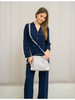 Сумка мешок через плечо средняя натуральная кожа