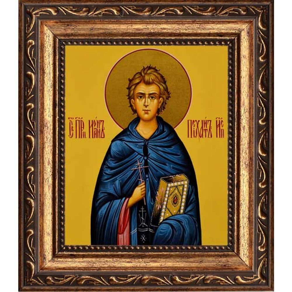 Иоанн Психаит преподобный. Икона на холсте.