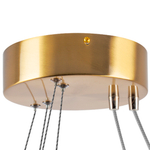 748123 Люстра SATURNO LED 84W 5800LM 70G ЗОЛОТО 3000-6000K