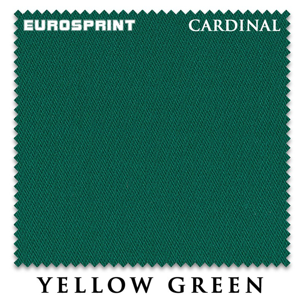 Сукно "Eurosprint Cardinal" 198см Yellow Green