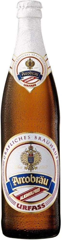 Пиво Аркоброй Урфасс Безалкогольное / Arcobrau Urfass Alkoholfrei 0.5 - стекло