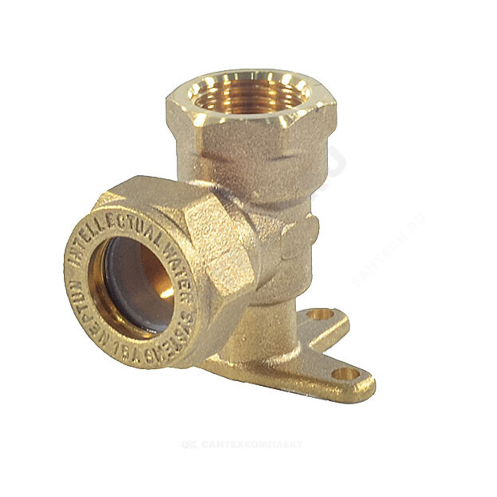 Водорозетка латунь 15Aх1/2" обжим/ВР STAHLMANN SEFL1501/2FBEF