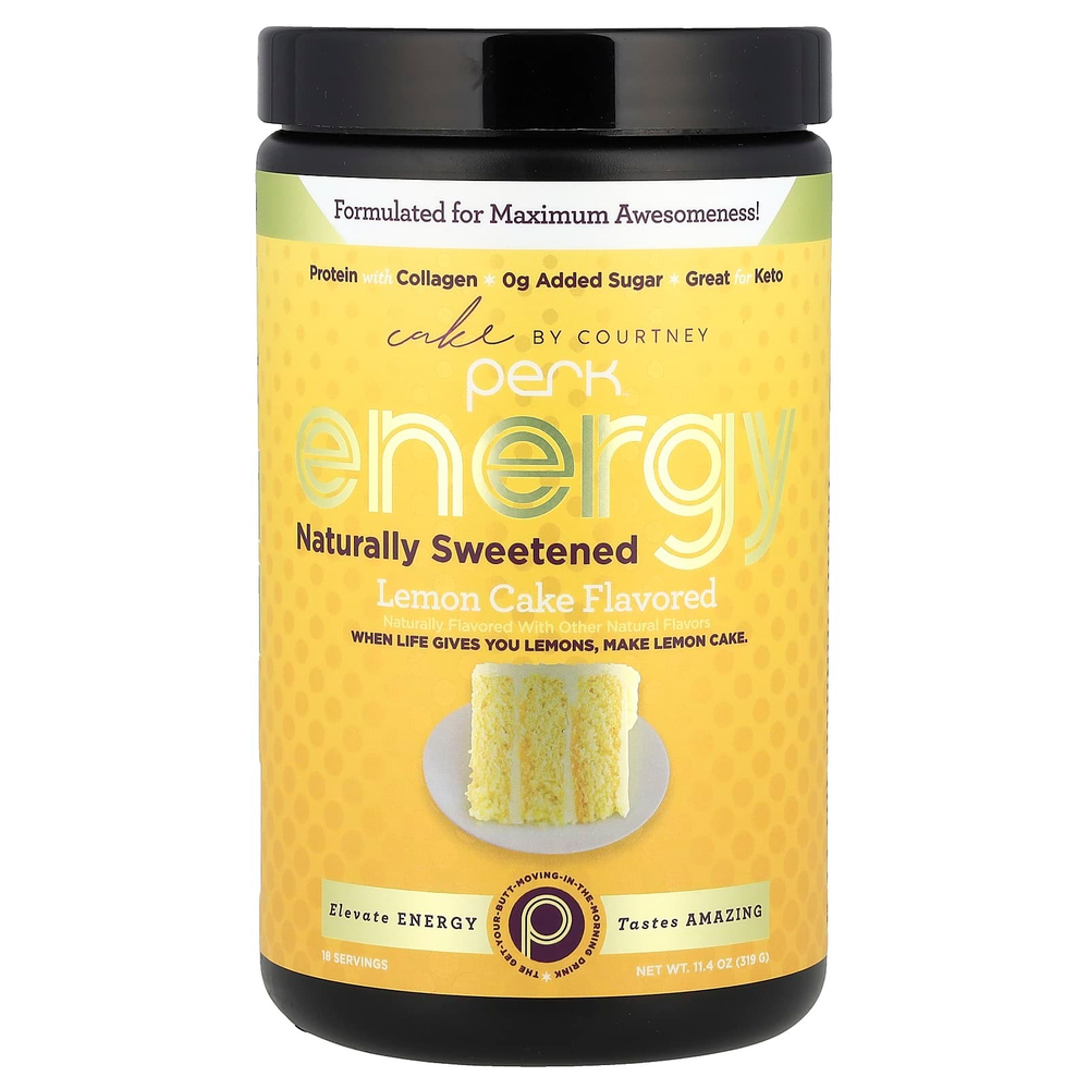 Perk Energy, Лимонный торт, 319 г (11,4 унции)