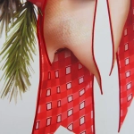 Пакет подарочный «Банты» 31*40*12 см, микс