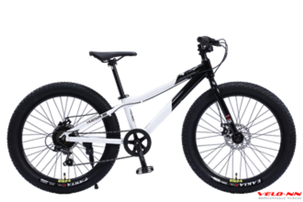 Велосипед 20" TIMETRY FatBike TT110 черно-белый