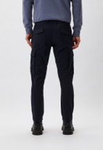 Брюки карго муж. AERONAUTICA 1601 синий нашивка круг самолет