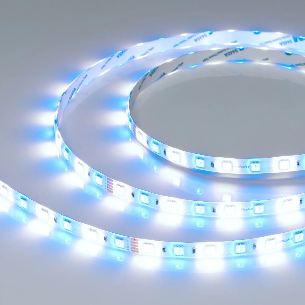 Светодиодная лента RTW-SE-B60-10mm 24V RGBW-White (14.4 W/m, IP65, 5060, 5m) (Arlight, Открытый) 034184