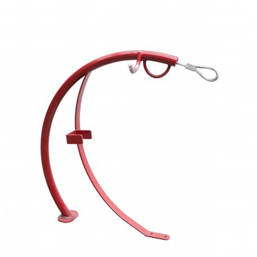 Велопарковка с тросом для крепления велосипеда