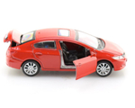 Модель ин. мет. "Honda Civic" 12см, открыв. двери, красный, коробка CIVIC-RD (Технопарк)